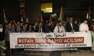 Sağlık çalışanları Diyarbakır’dan çağrıda bulundu: İsrail’e karşı eylem görmek istiyoruz