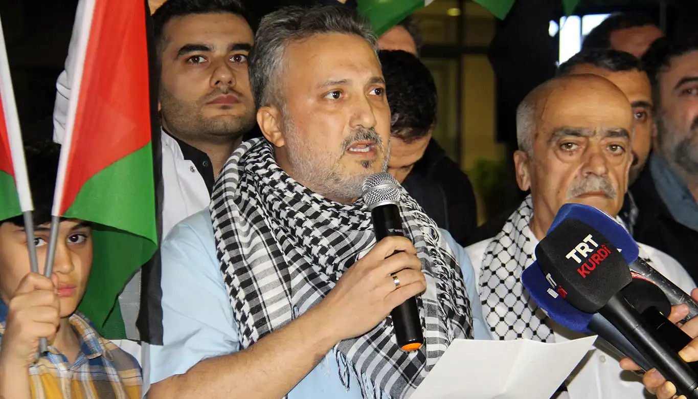 Sağlık çalışanları Diyarbakır'dan çağrıda bulundu: İsrail'e karşı eylem görmek istiyoruz
