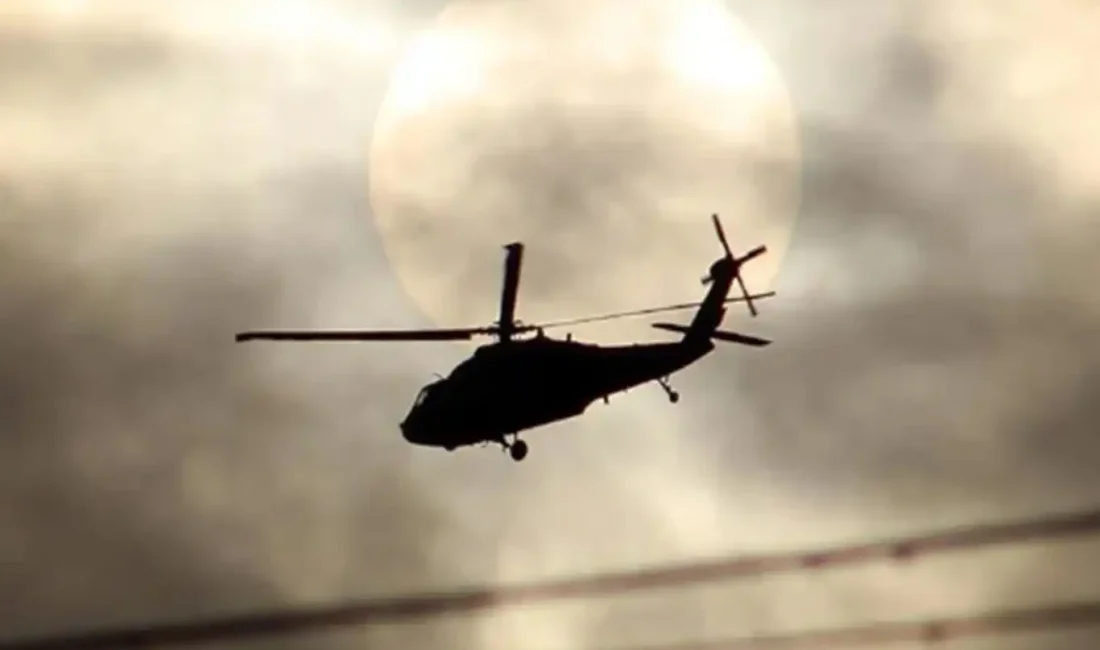 Kolombiya'nın kuzeyinde askeri helikopterin