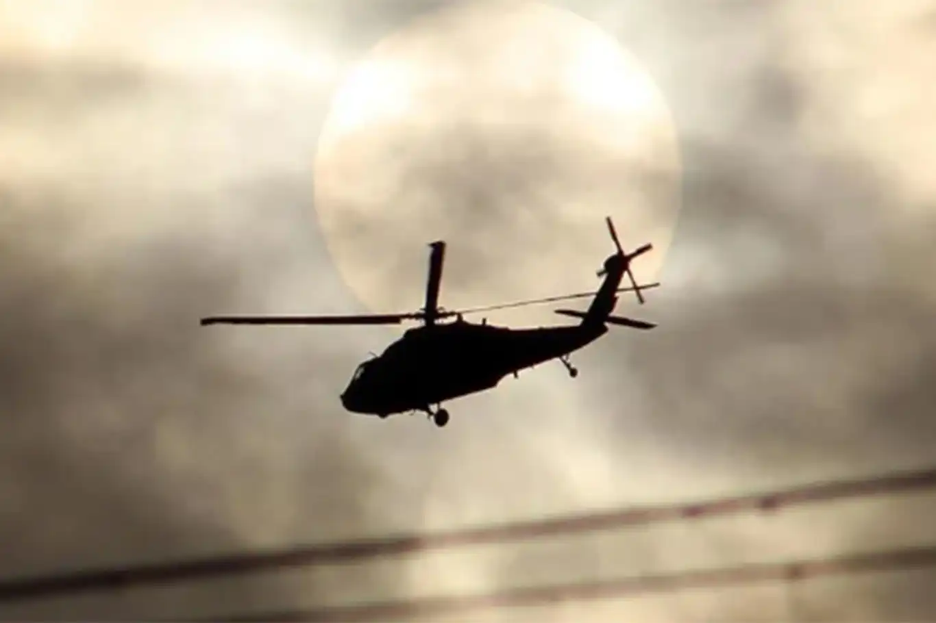 Askeri helikopter düştü: 9 ölü