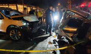 2 otomobilin karıştığı kazada 3 kişi yaralandı