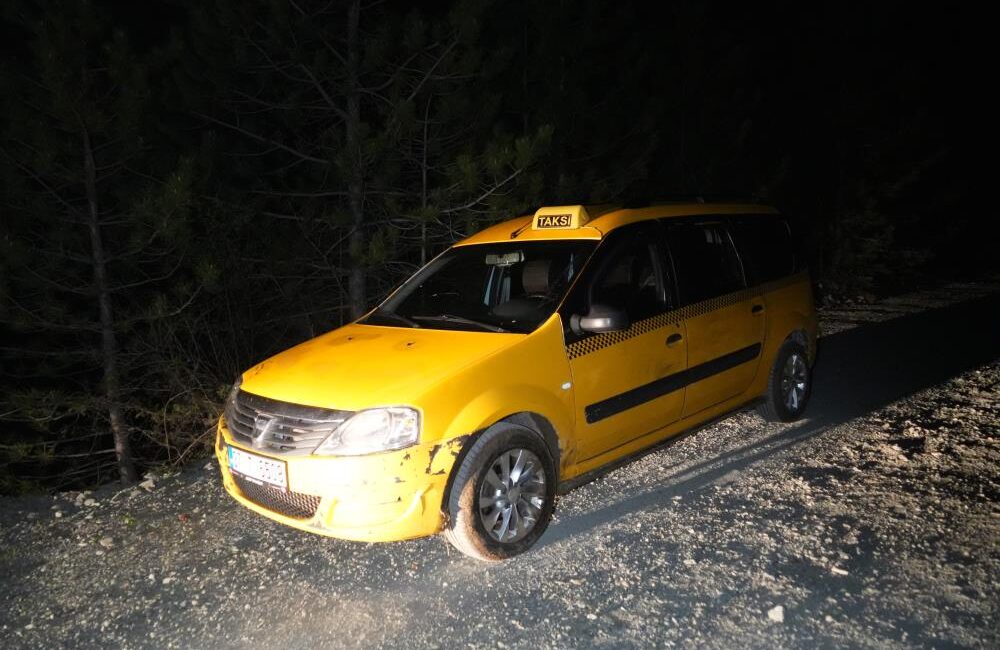 Kayıp ticari taksi şoförü, ormanlık alanda ölü bulundu