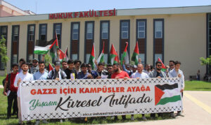 Diyarbakır’da Hukuk Fakültesi öğrencilerinden İslam ülkelerine çağrı