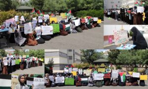 Diyarbakır’da İmam Hatip Lisesi öğrencileri Filistin için oturma eylemi yaptı