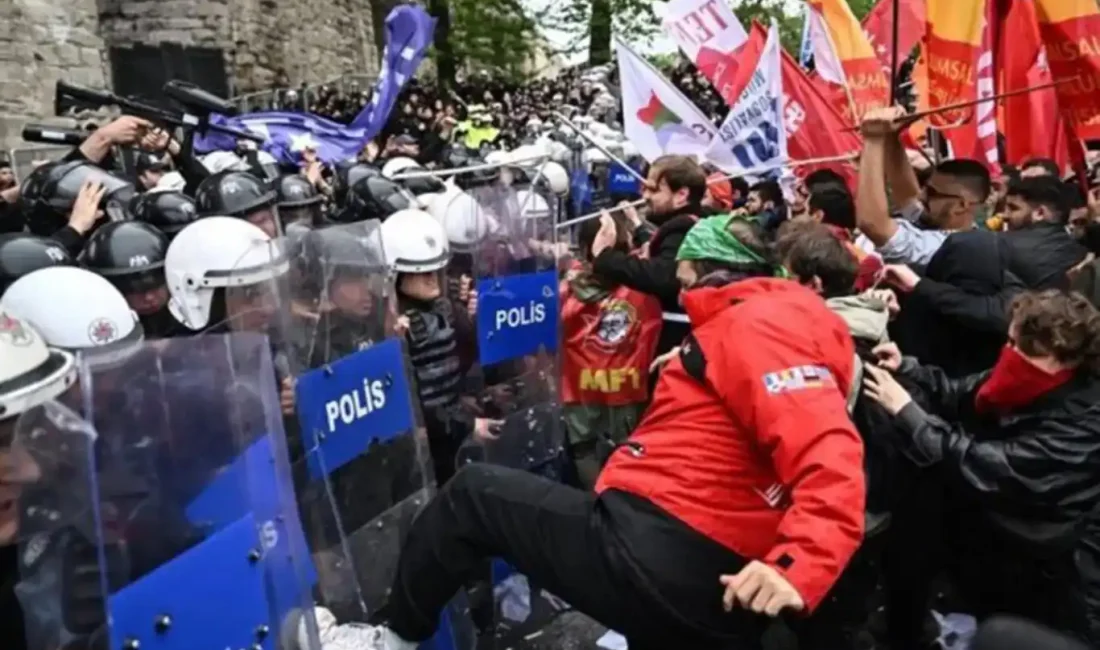 İstanbul'daki 1 Mayıs gösterilerinde