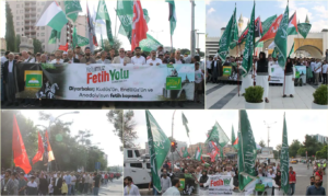 Diyarbakır’ın fethi sebebiyle yürüyüş etkinliği yapıldı