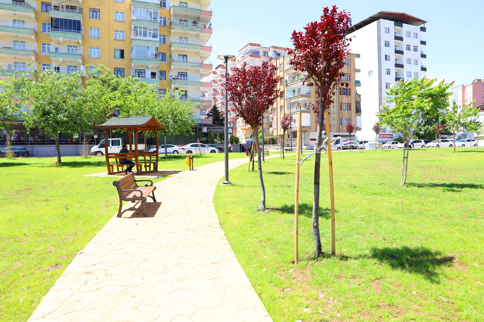 Diyarbakır’da Sanayi Mahallesi Yeşil Kuşak Projesi tamamlandı