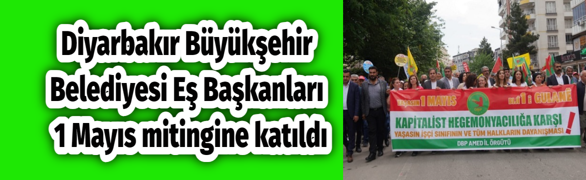 Diyarbakır Büyükşehir Belediyesi Eş Başkanları