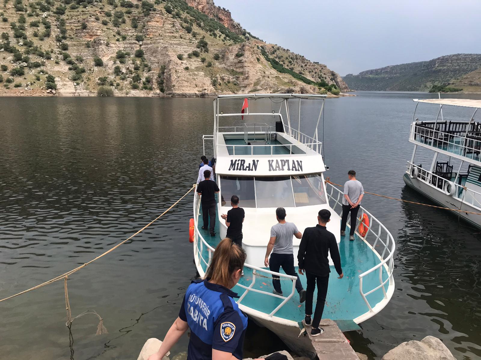 Diyarbakır’da iki tekne mühürlendi!