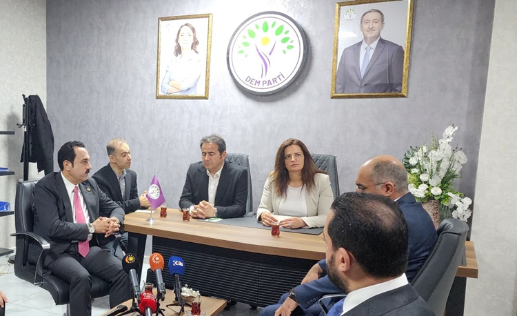 Erbil Valisi Diyarbakır’da partileri ziyaret etti