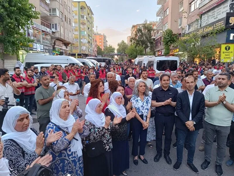 Diyarbakır’da kayyım protestosu