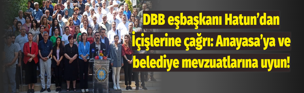 Diyarbakır Büyükşehir Belediyesi önünde açıklama